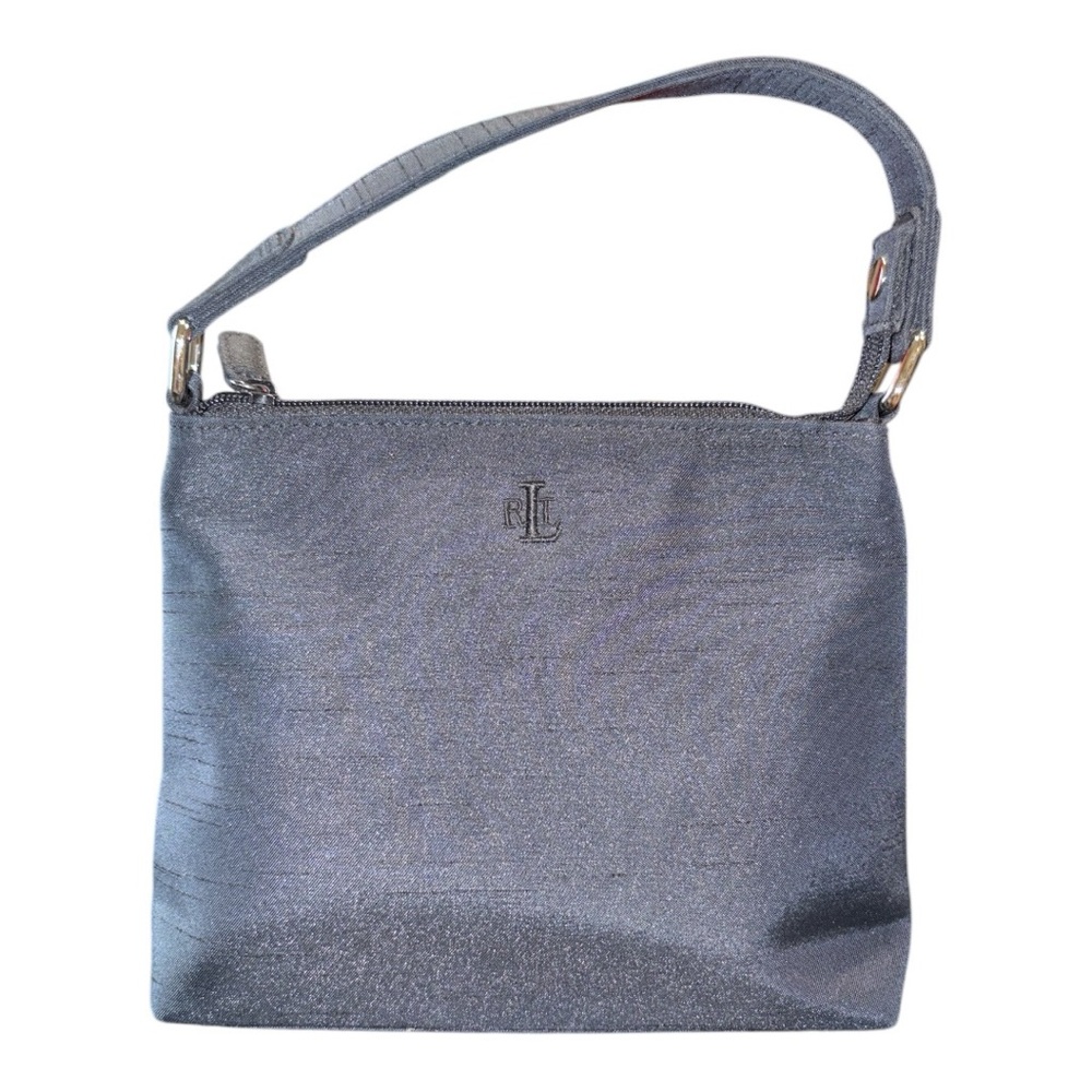 Lauren Ralph Lauren Small Black Cloth Evening Bag. AR 7